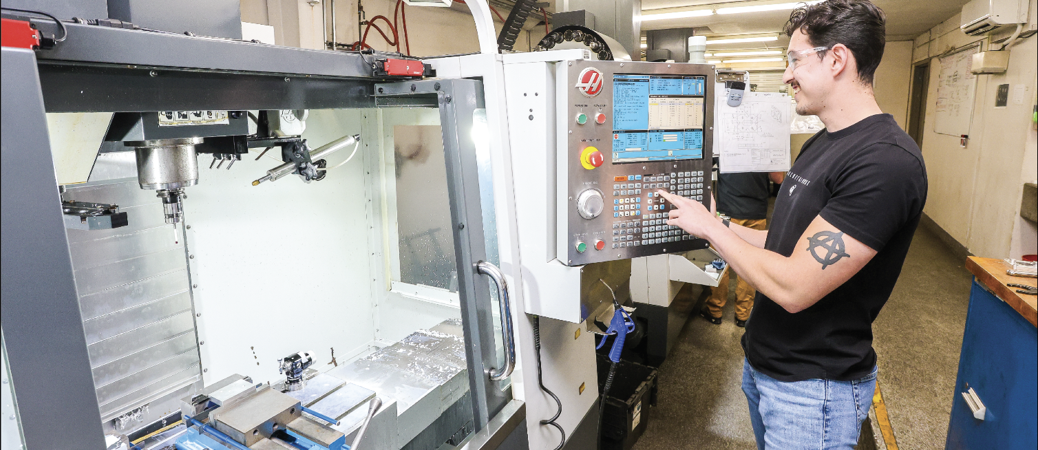 Carlos values all the hands-on time students get to spend with the Haas machines. He loves seeing his code in action and working as expected.